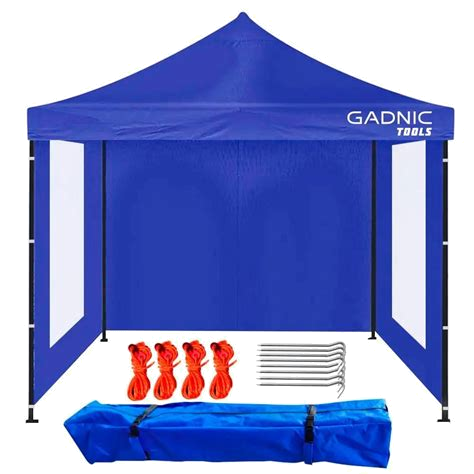 Gazebo Plegable Gadnic 3x3 M con Paredes y Ventanas