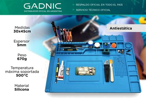 Manta Antiestática de Silicona Gadnic para Reparación Móviles