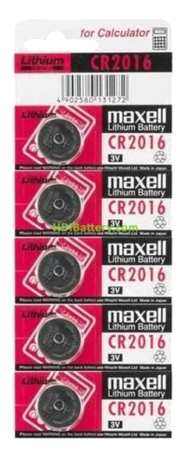 Pila de Litio Botón Vinnic 2016 (Ø 20mm, 1.6mm)