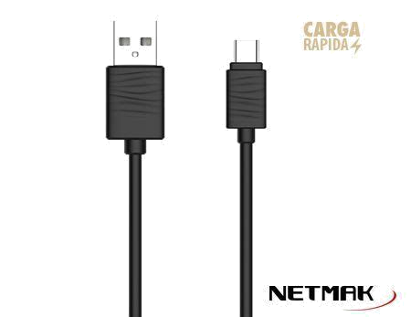 Cable USB 3.0 a USB Type-C Netmak 1 metro