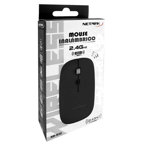 Mouse Inalámbrico Netmak 2.4GHz Plug and Play