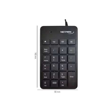 Teclado Multimedia Netmak USB Plug and Play