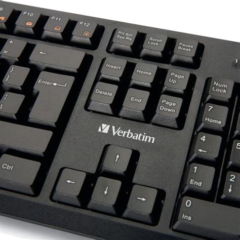 Teclado Multimedia USB Verbatim - Negro