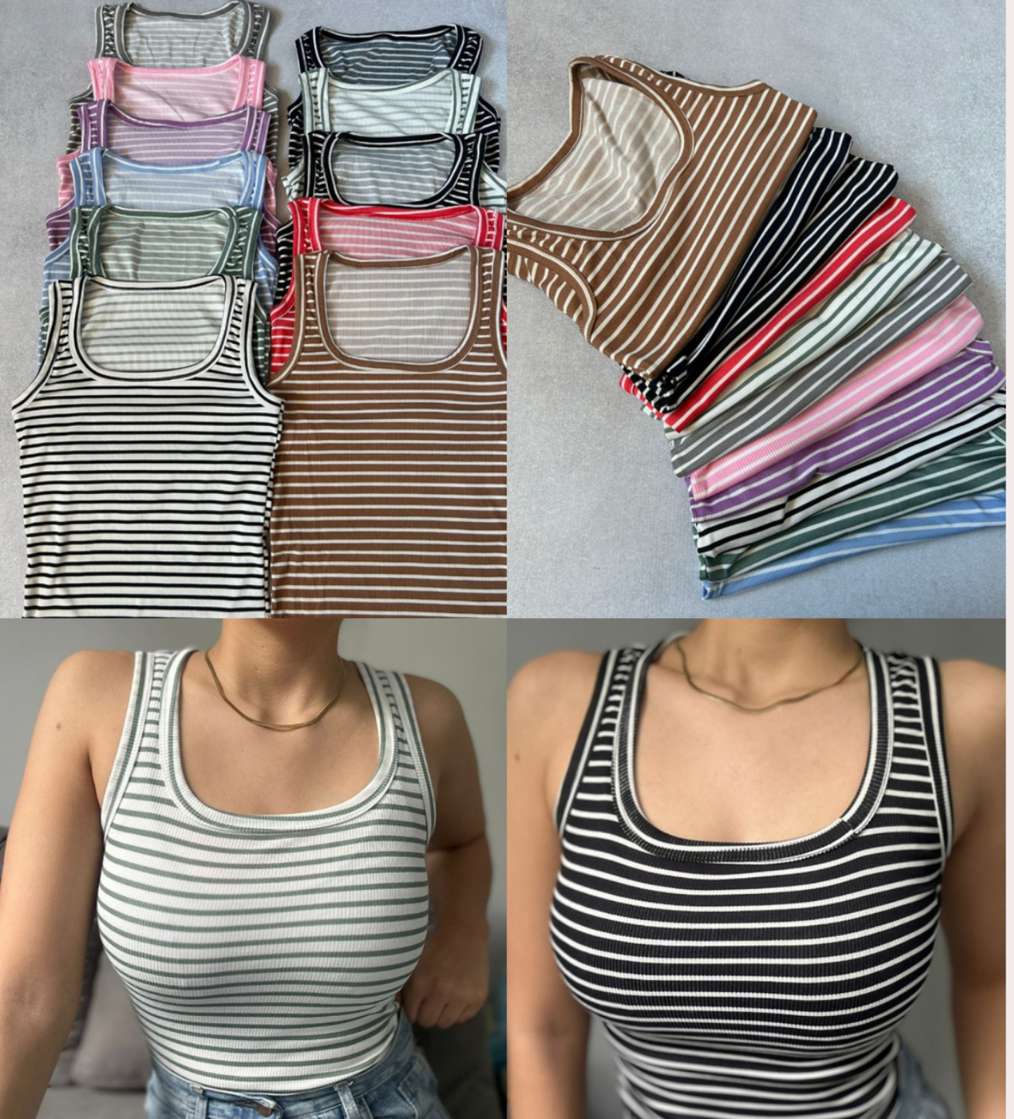 Musculosas cuello U largo 2