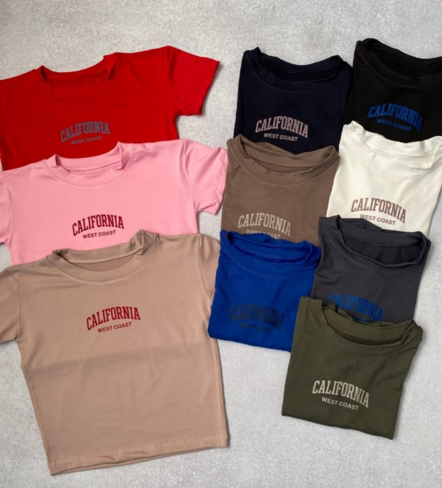 Remera California modal soft