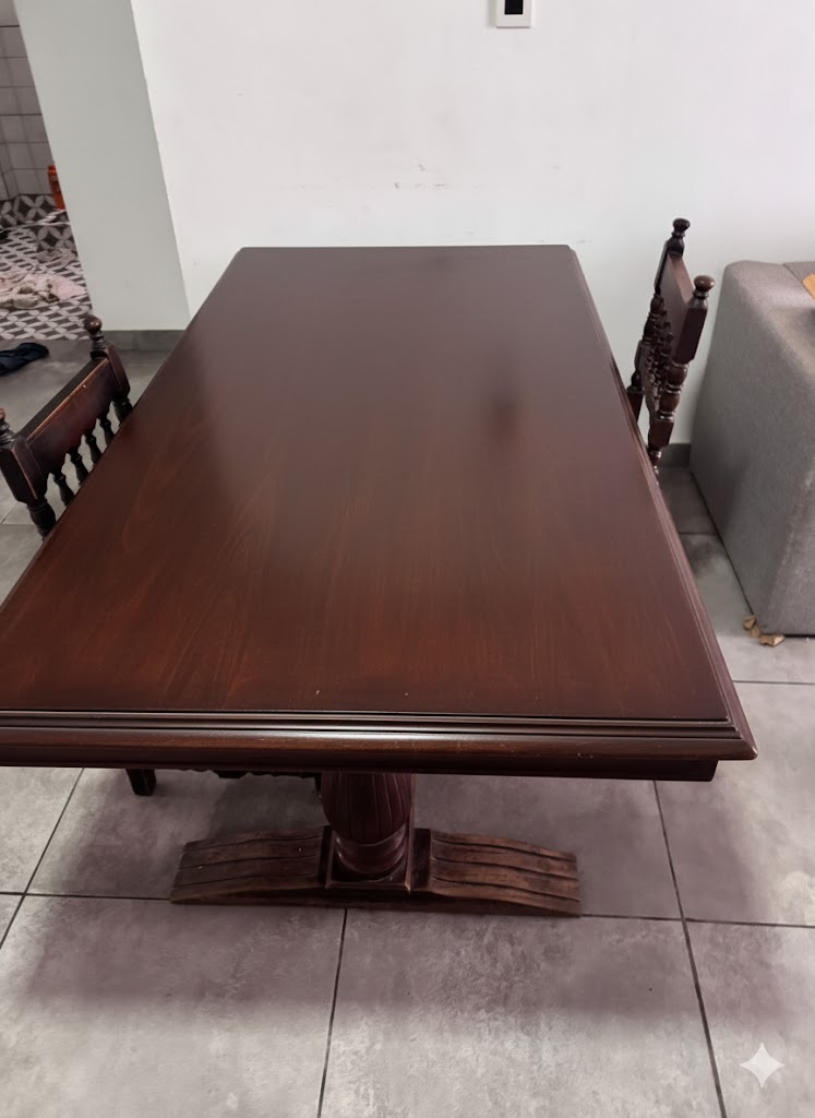 Mesa de luz de madera (2 puertas)